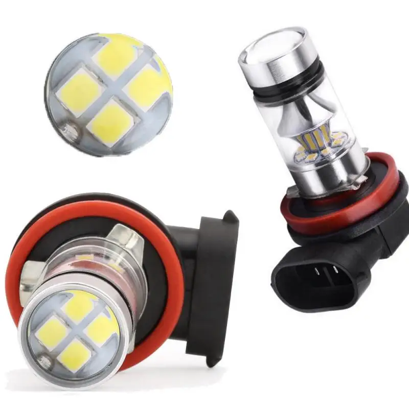 2Pcs LED H4 H7 Car Headlight H11 H8 H9 H10 H1 H3 Car Fog Light Bulbs 9005 9006 Auto Driving Running Lamps 12000LM 80W 12V