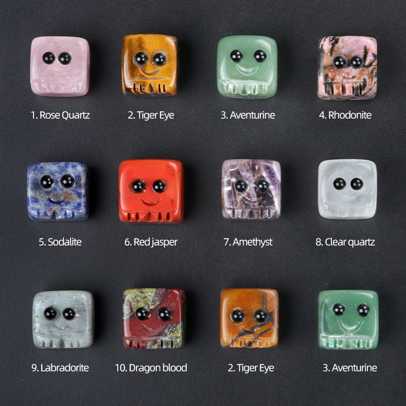 天然石クォーツ装飾,正方形,楕円,テーブルギフト,卸売り,20mm, 10個,送料無料