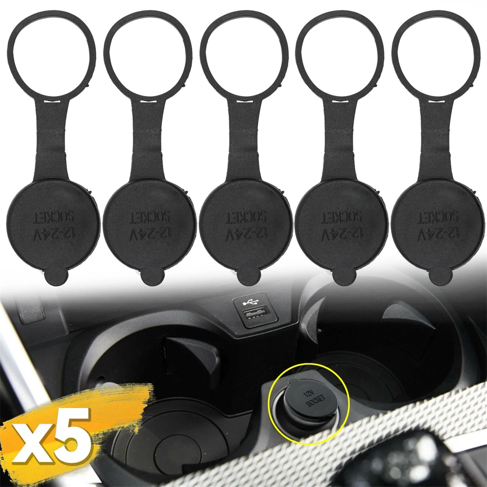 Universal Car Cigarette Lighter Lid Socket Outlet 12V Lighter Protector Waterproof Dustproof Cover Plug Cap Car Accessories