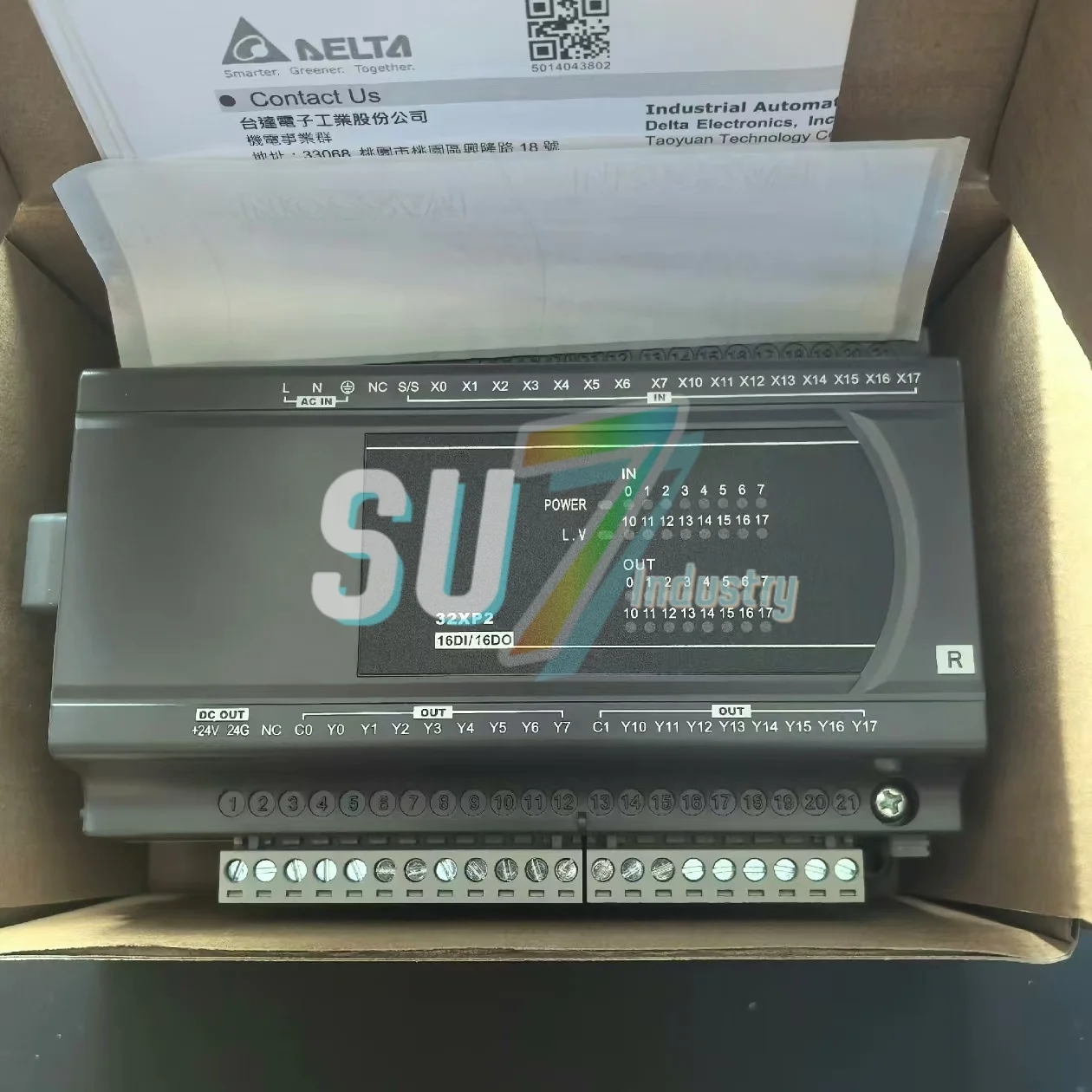 DVP32XP200R DVP32XP200T PLC 모듈 새로운 원본