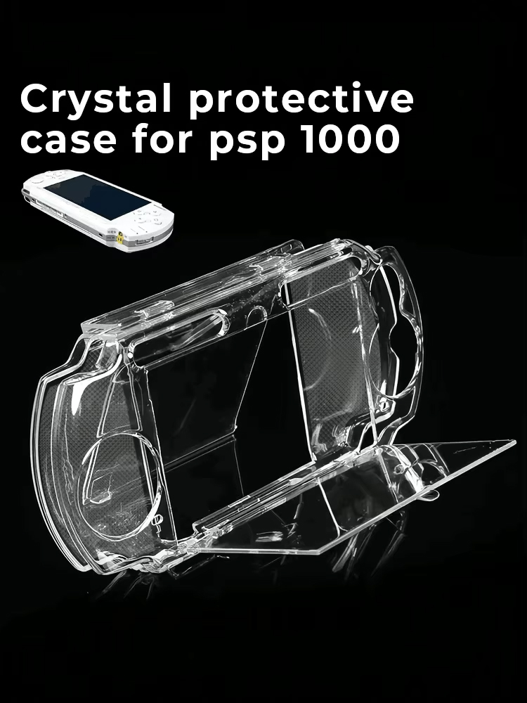 Transparent Hard Shell Crystal Case for PSP 1000/2000/3000 - Anti-Scratch Full Protection Replacement Cover