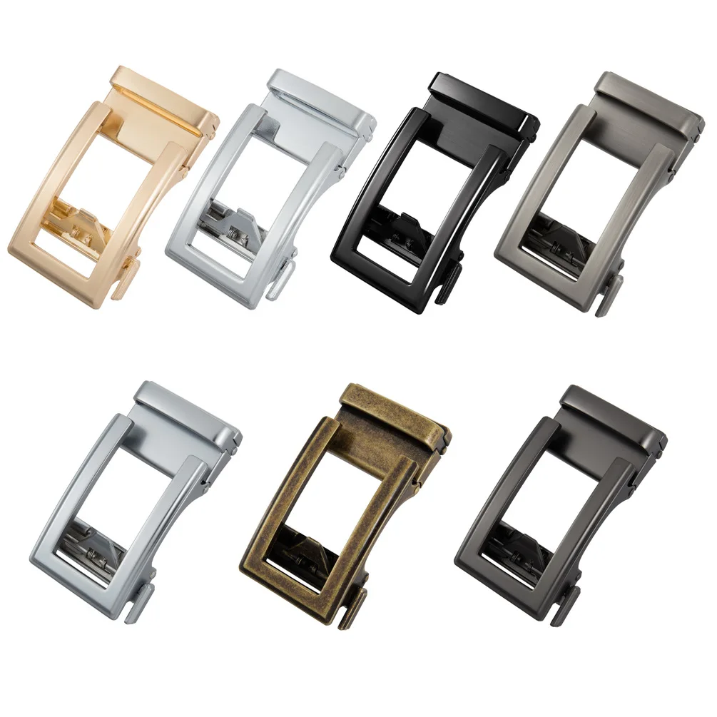 Mới Lưng Nam Lưng Quần Gen Bụng Đầu Kinh Doanh Phụ Kiện Khóa Tự Động Rộng 3.5Cm Dây Nịt Thời Trang