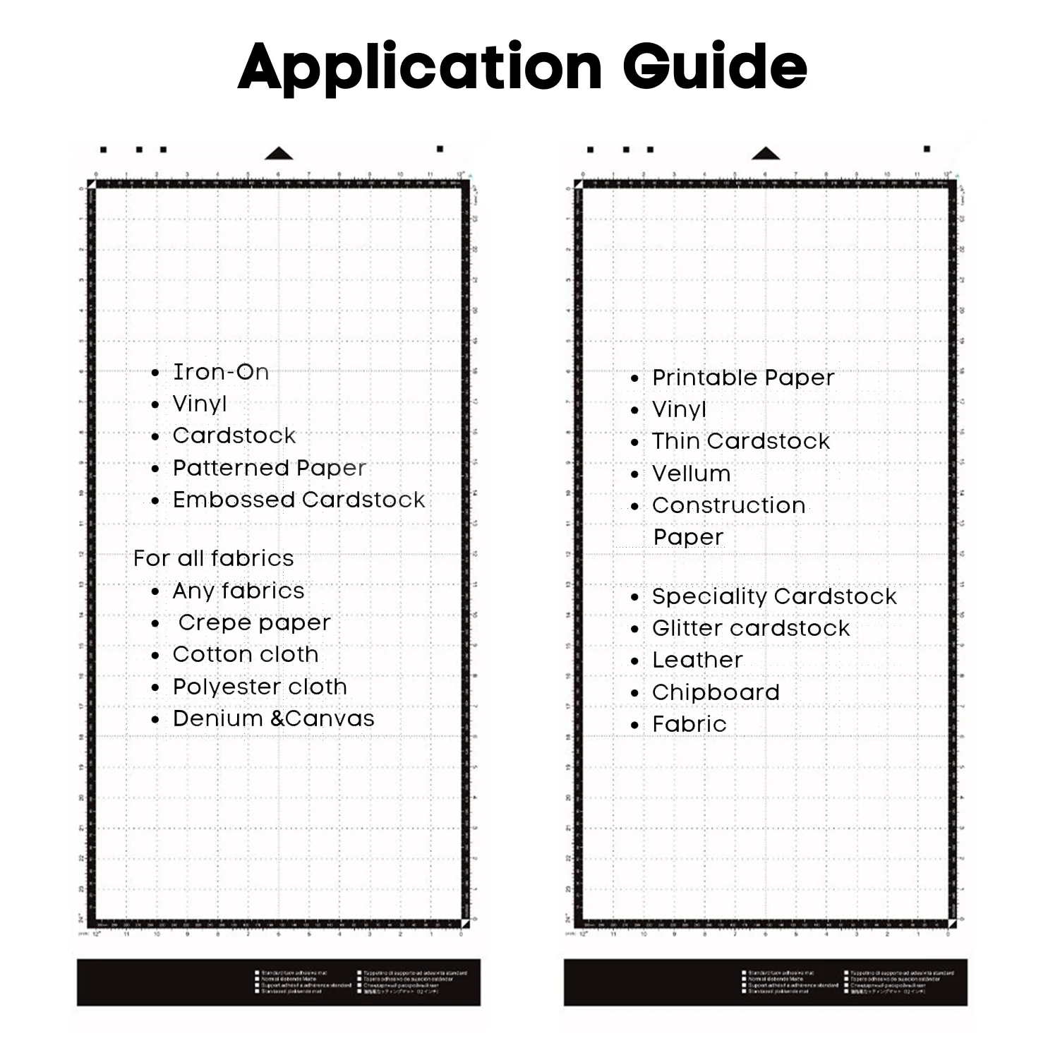 12x24inch For Brother Sdx Scanncut Cutting Mat Non-slip Sturdy Durable No Smell DIY Manual Articles Splicing Paper Cutting Pads
