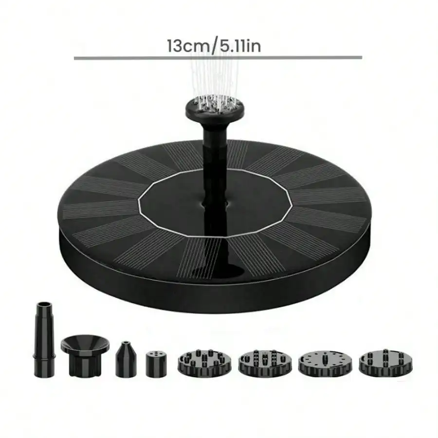 ใหม่ MINI น้ําพุพลังงานแสงอาทิตย์สระว่ายน้ําน้ําตกน้ําพุสวนอุปกรณ์ตกแต่งกลางแจ้งพลังงานแสงอาทิตย์น้ําพุ BIRD Baths