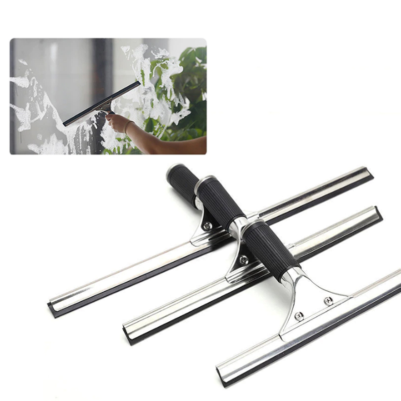 Escobilla de limpieza de vidrio, limpiaparabrisas de 25 36 45cm, herramienta de limpieza de ventanas, hoja de goma para baño, ducha, hogar, limpieza de vidrio de coche