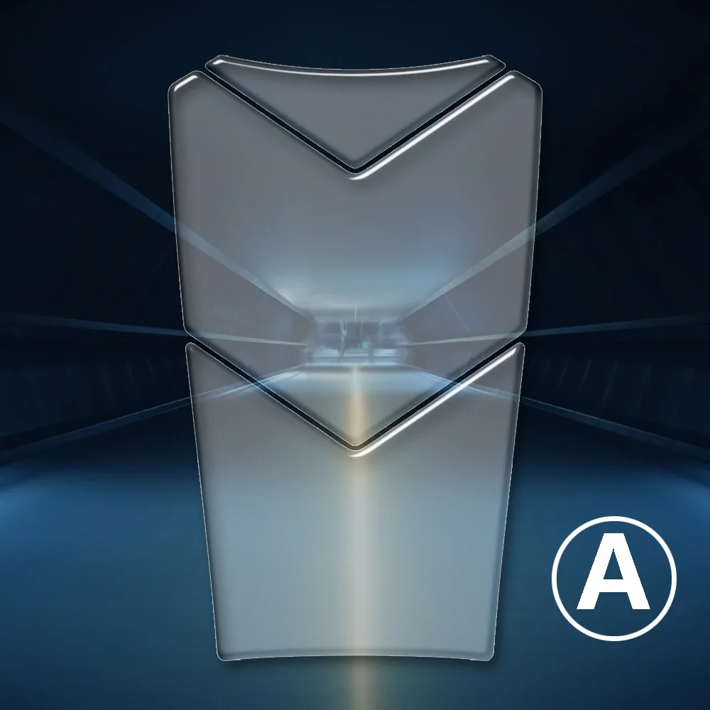 Para BMW R1200GS R1250GS Adventure 2014-2023 Proteção transparente da almofada do tanque