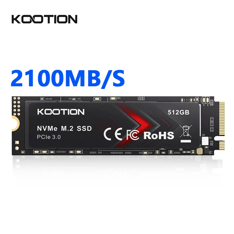 KOOTION X15Lite SSD NVMe M2 1TB 512GB 256GB Nvme M2 SSD M.2 2280 PCIe 3.0x4 Disco interno de estado sólido para laptop desktop