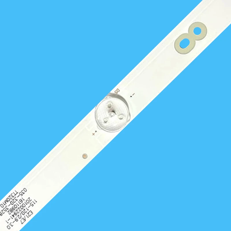 แถบไฟแบล็คไลท์ LED สำหรับทีวี32นิ้ว0D32D06-ZC21FG-05 OD32D06 ATV-32 303TT320038ไฟ LED 6LED 3V 576มม.