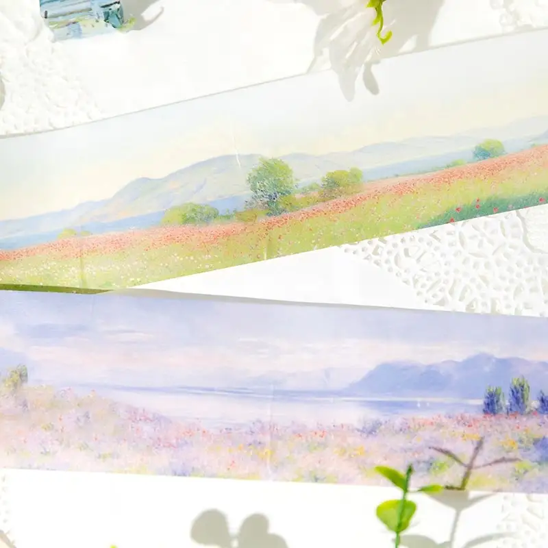 Yoofun เทปกาววาชิ50x200ซม., เทปกาววาชิสำหรับตกแต่งสวนคอลลาจกระดาษกาวสมุดภาพ DIY เชิงสร้างสรรค์แบบทำมือสำหรับฤดูร้อน
