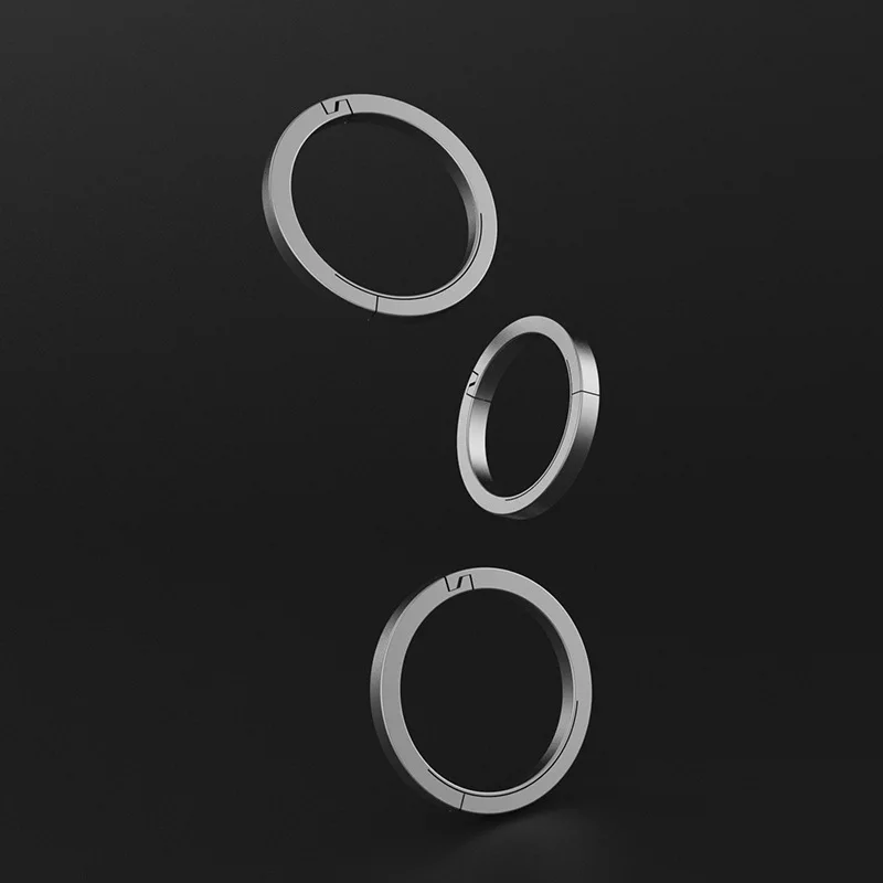 Titanium Alloy Quick Release Keychain Ring Buckle  Waist Belt Buckle quick hanging buckle Keyring Outdoor Tool EDC