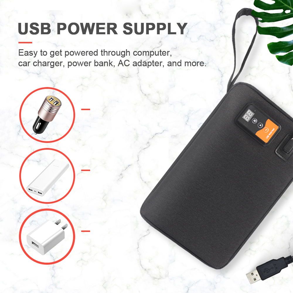 Podgrzewacz szmatki do wycierania na mokro przenośnych chusteczek USB podgrzewacz chusteczki dla niemowląt o dużej pojemności z regulacją temperatury od 30 ℃ do 60 ℃