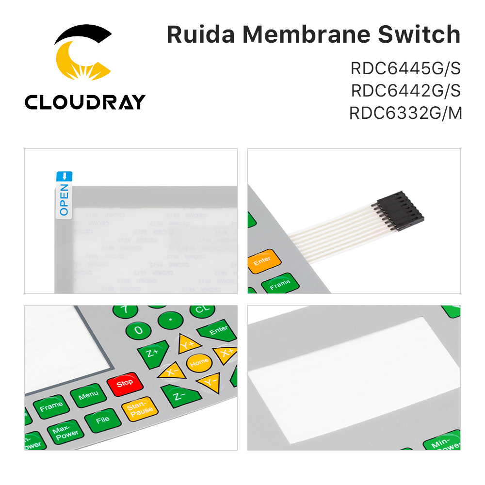 Мембранный переключатель Ruida для RDC6445S RDLC320-A RDC6332G RDC6332M RDC6442S RDC6442G