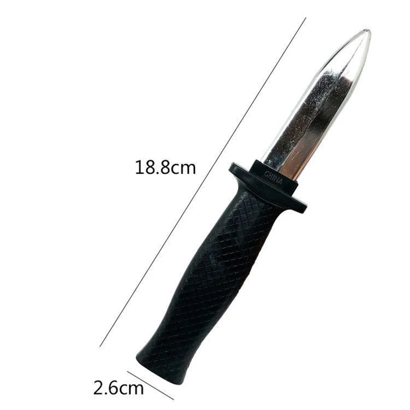 Props ของเล่นตลกเมจิกพลาสติก Retractable มีด Joke Prank Props มีดเคล็ดลับน่ากลัวปลอมกริชตลก