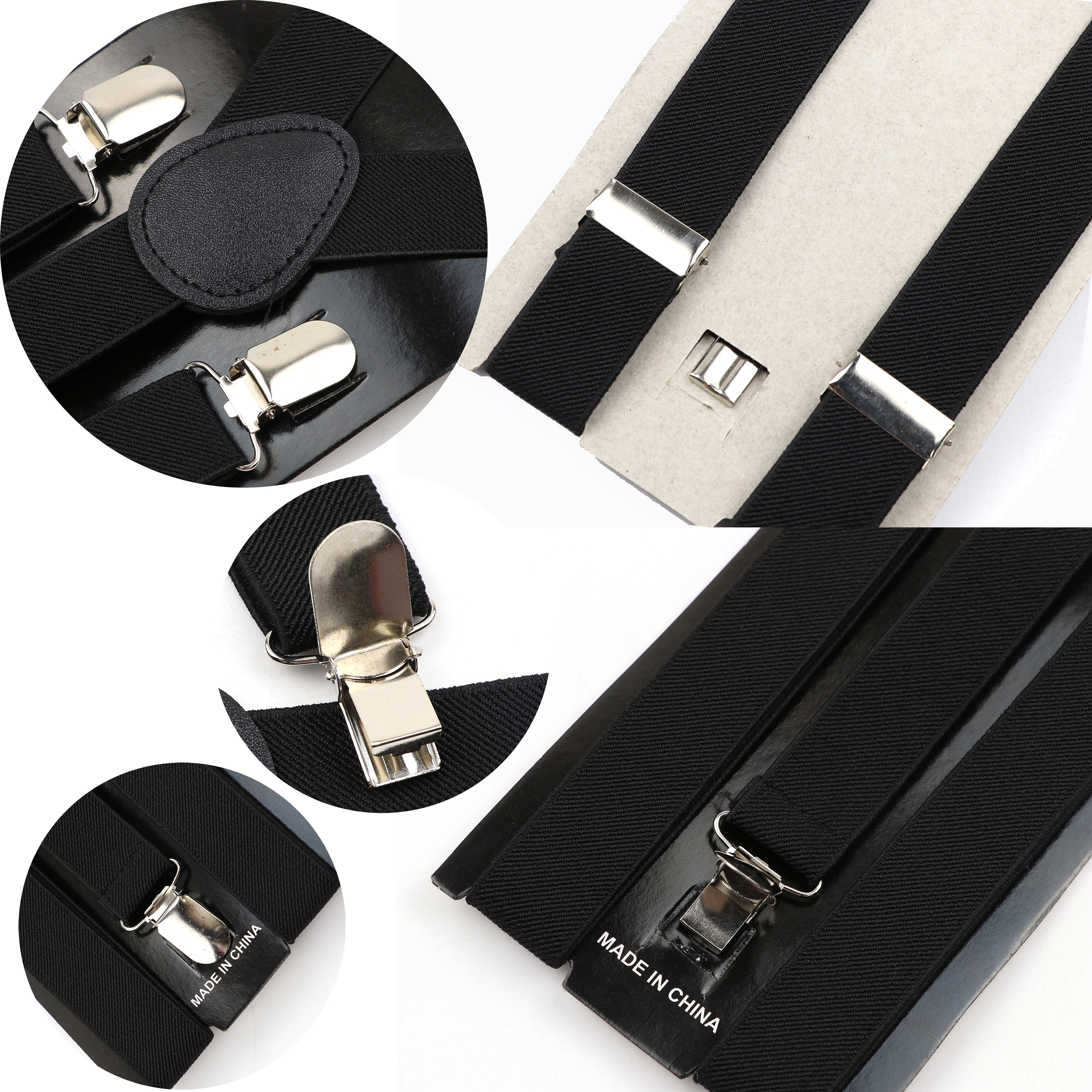 Hot Koop Klassieke Effen Kleur Elastische Lederen Jarretel Brace Voor Mannen Vrouwen Zwart Rood Verstelbare Bandjes Pak Rok Accessoires
