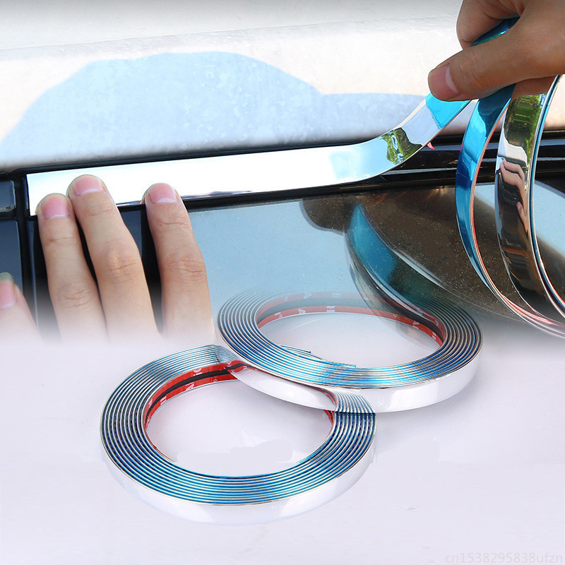 Auto Stickers Anti Kras Instaplijsten Protector Rubber Strip Koolstofvezel Auto Drempel Bescherming Bumper Film Sticker Auto Styling