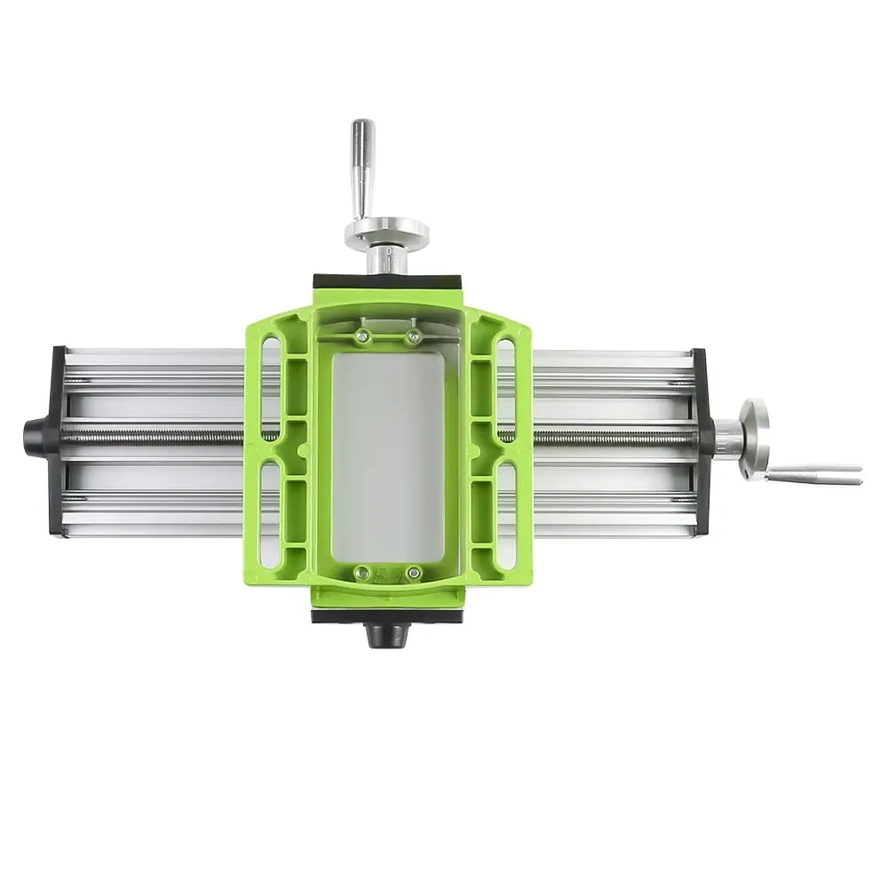 โต๊ะอเนกประสงค์สำหรับเครื่องมิลลิ่งทำงานสไลด์โต๊ะเครื่องมือช่างปรับ X-Y ได้ม้านั่งไม้