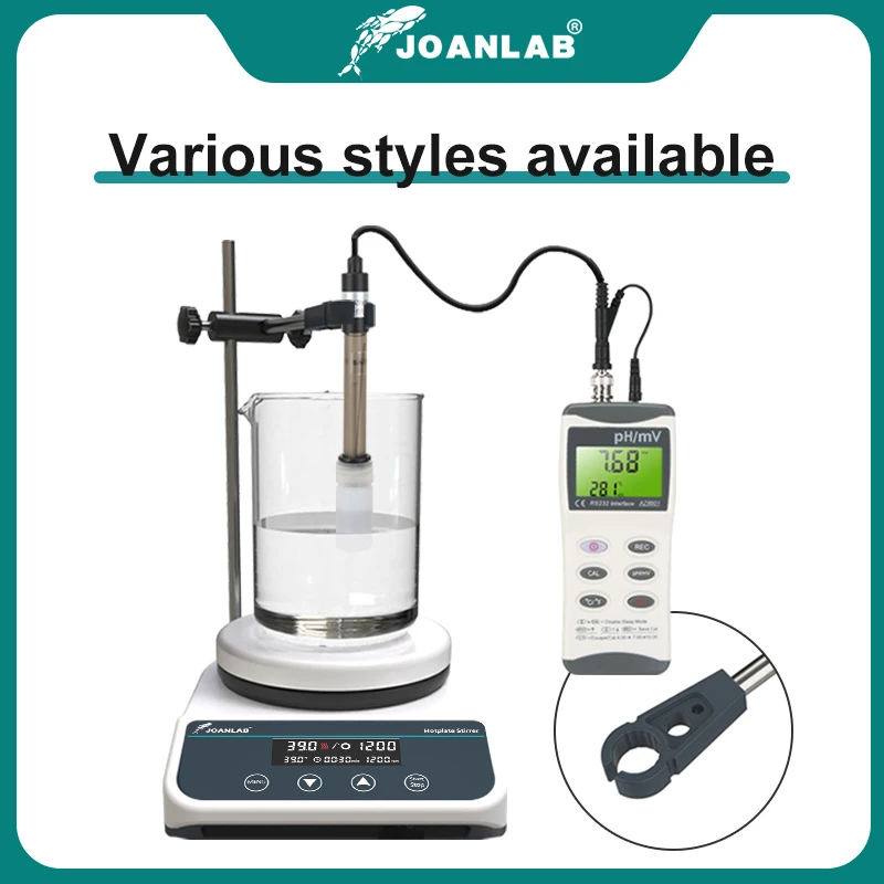 JOANLAB Agitatore magnetico con riscaldamento Display digitale Agitatore termostatico Miscelatore magnetico con piastra riscaldante da laboratorio 20L