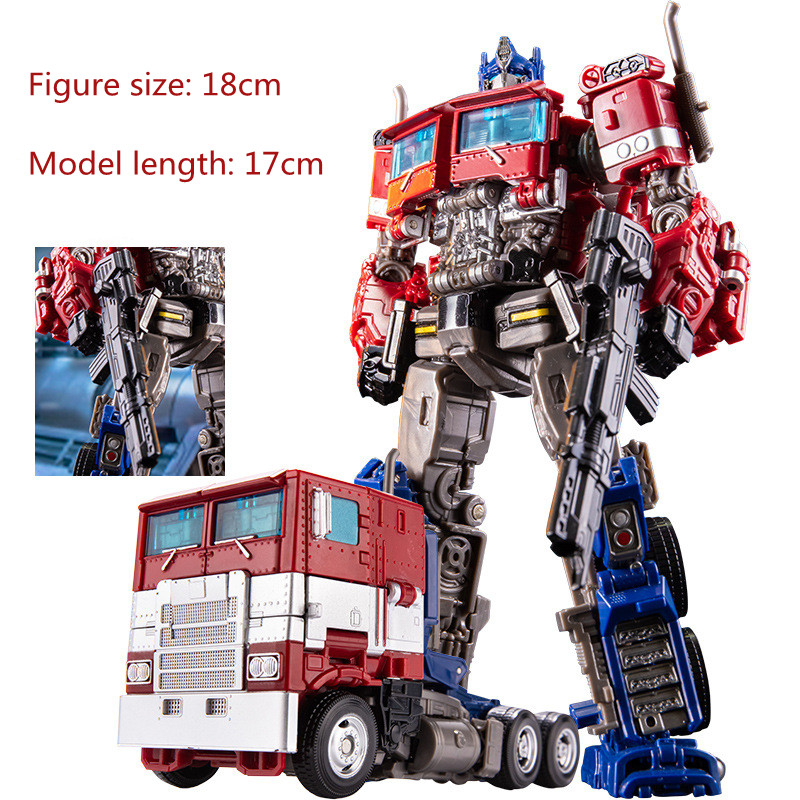 Transformation Spielzeug Roboter Auto Legierung Kunststoff ys04a Optimu Prim Action figur Anime Filmreihe Kinder Geburtstags geschenk