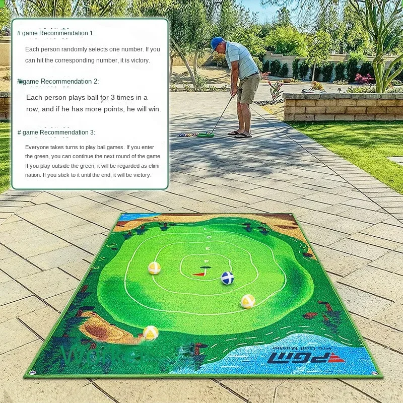 PGM Golf Cutting Practice Pad Dart Target Липкое одеяло с мячом можно уткать и повесить DJD040