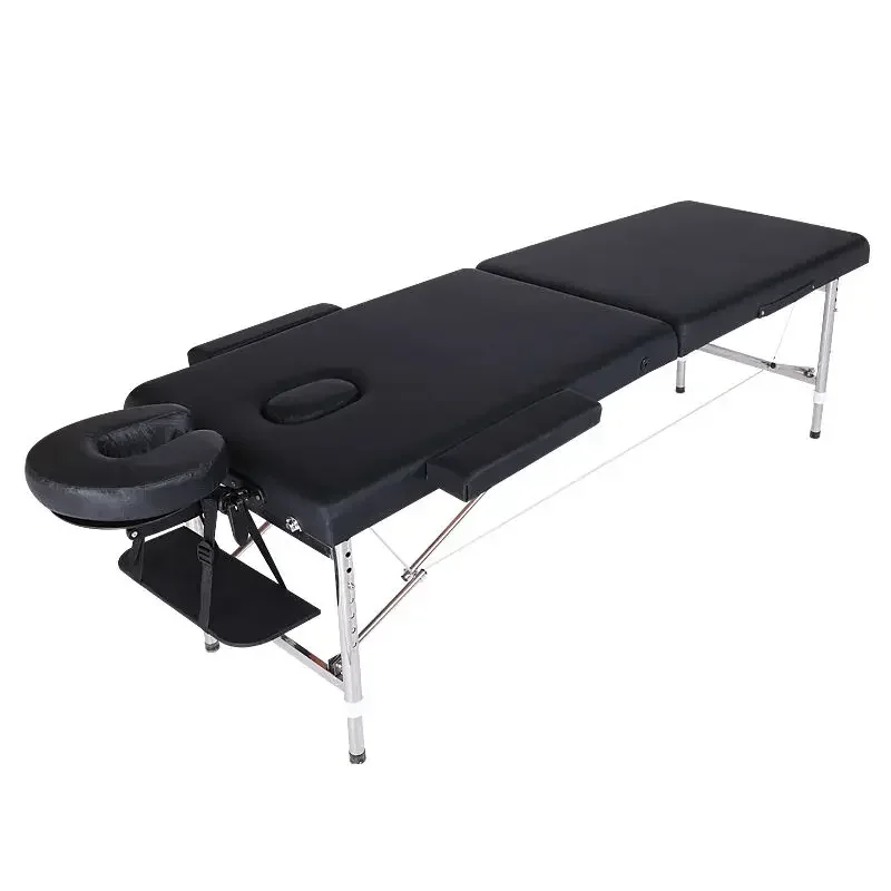 Lit de massage portable pliant en acier inoxydable, lit de levage, maison, beauté, physiothérapie, moxibustion, salons de beauté