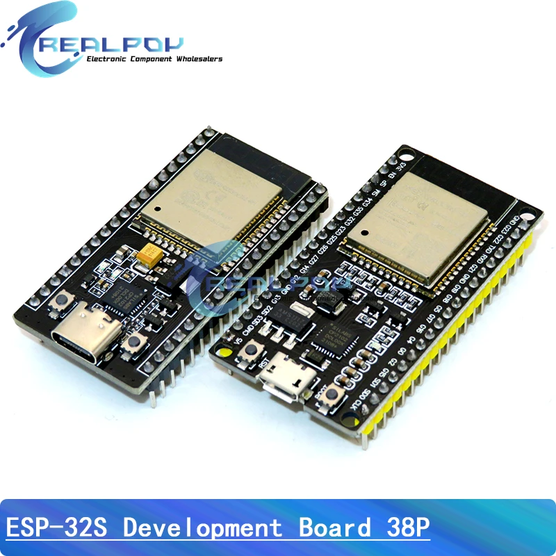 ESP32 Micro / Type-c USB CH340C CP2102 WiFi+Bluetooth Ultra-Low Power Dual Core ESP32-DevKitC-32 ESP-WROOM-32 Expansion Board