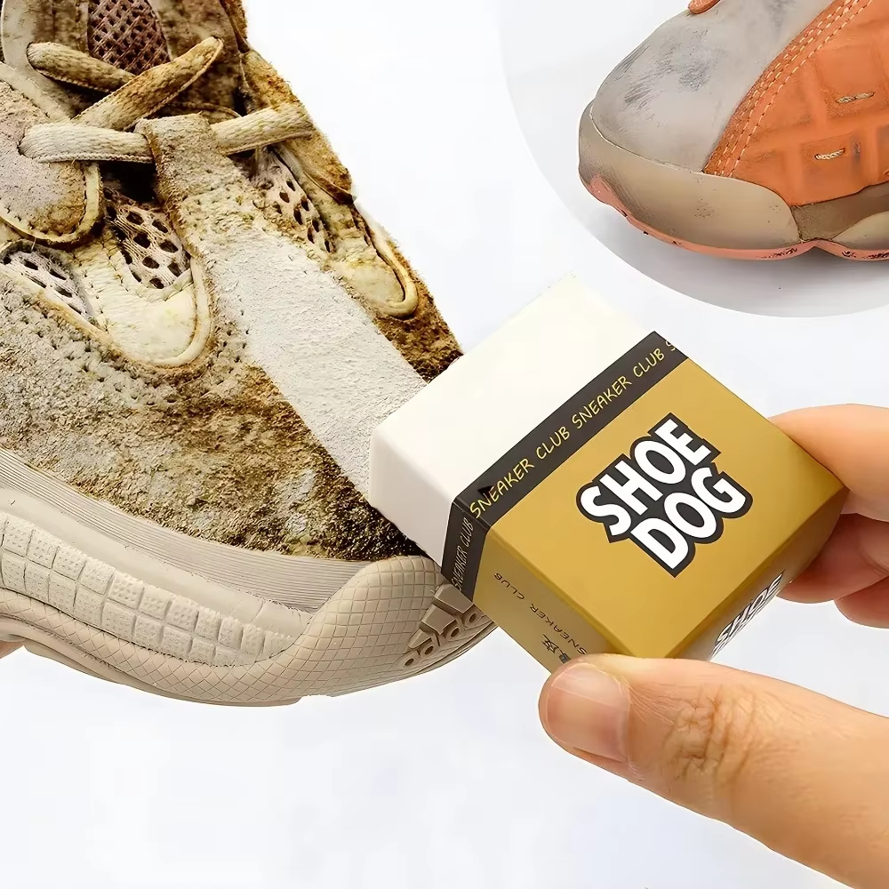 Borracha de sapato portátil brilho de sapato limpeza à prova dwaterproof água camurça tênis de couro pequenos sapatos brancos descontaminação goma tênis mais limpo