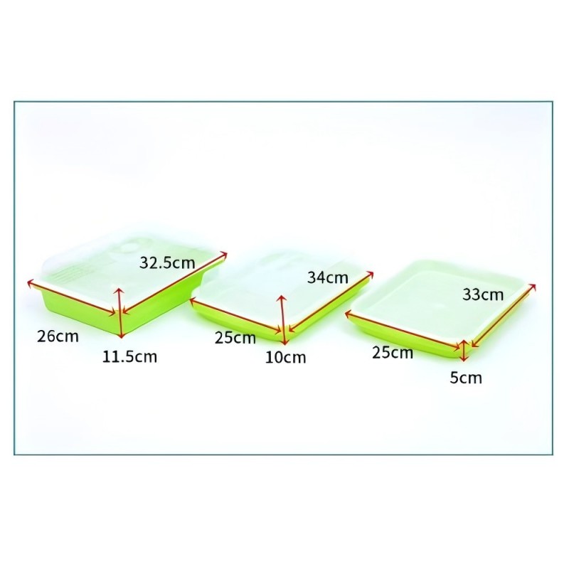 1pc, 홈 가든 발코니 휴대용 애완 동물 잔디 토양없는 수경 콩 모종 트레이 토양없는 재배 트레이 홈 새싹 Seedlin