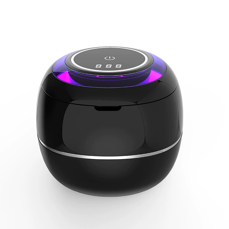 HOMEFISH Cleaner For Retainers Dentures Jewelry Cleaning Machine Mini Portable UV Ultrasonic False Teeth Retainer Cleaner