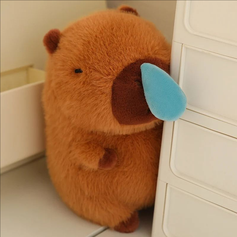 น่ารัก Capybara Plush ของเล่นยืด Snot K จําลองสัตว์ตุ๊กตา Plush ของเล่นตุ๊กตาเด็กของขวัญเต่า Capybara ผลไม้ Dol