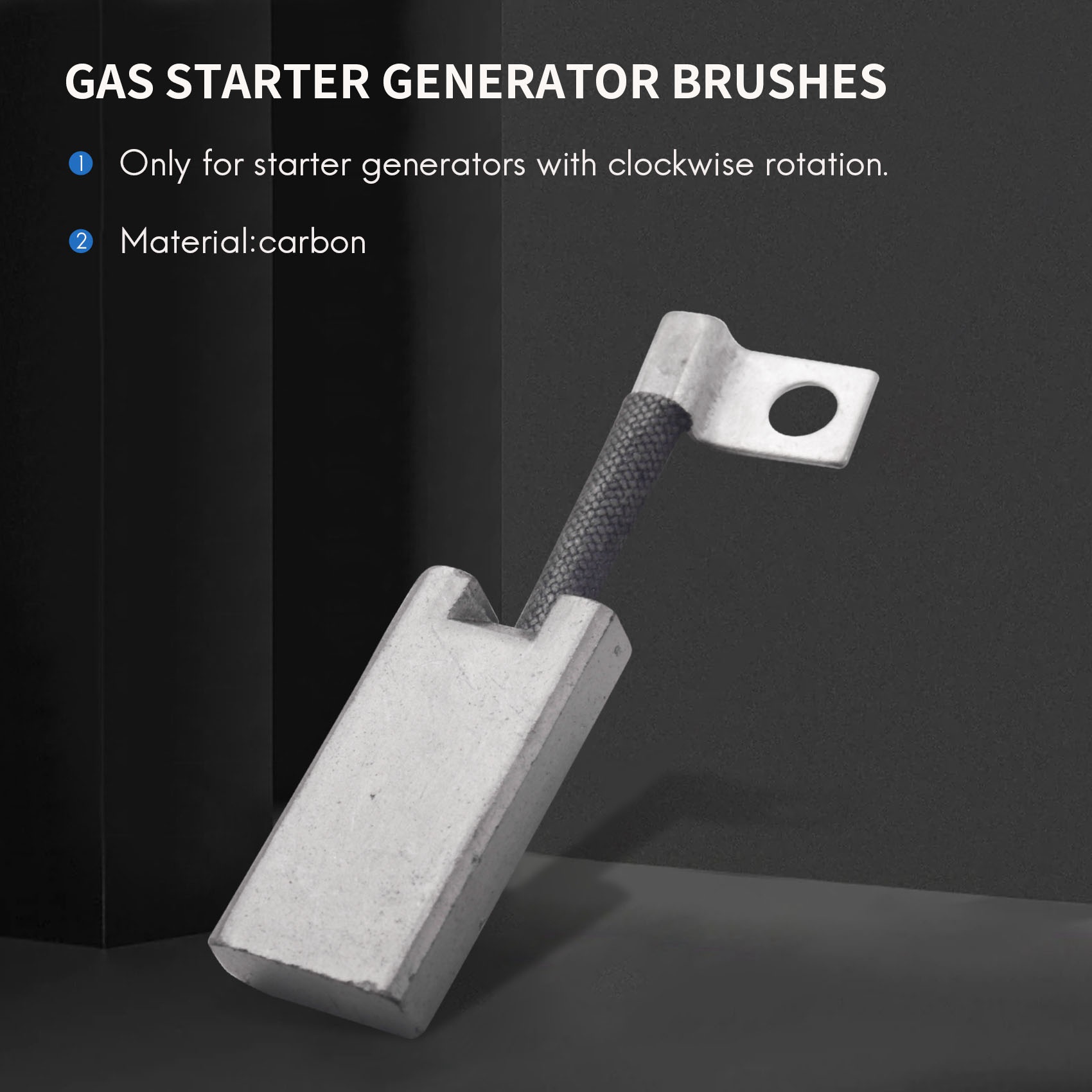 4 Stuks Voor Club Auto Ez Go Yamaha Golfkar Gas Starter Generator Borstels En Schroefset Borstels 101869302