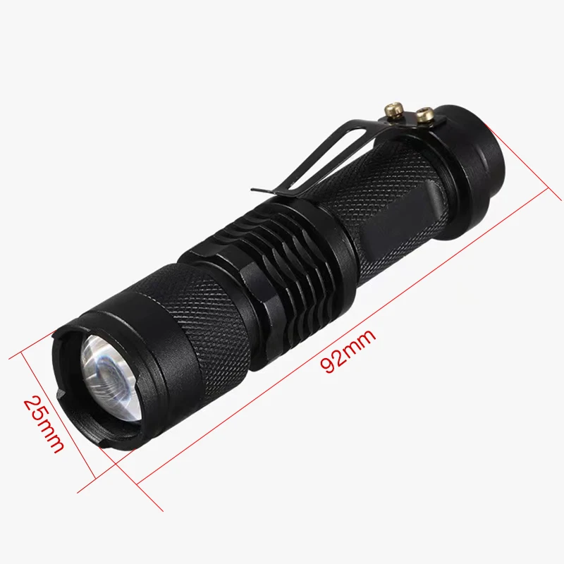 Mini Flashlight LED Flashlight, 3 Modes Adjustable Handheld Tactical Flashlight for Camping Hiking Outdoor Work