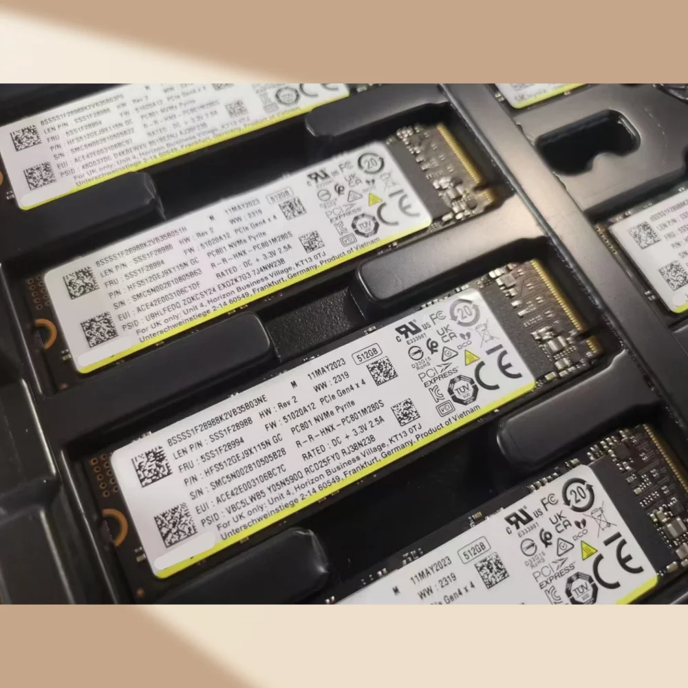 PC801 512G 1T 2T 2280 M.2 PCIe4.0 * 4 NVME ACNS075 controllo principale 256G Per computer SKhynix unità a stato solido Cache indipendente
