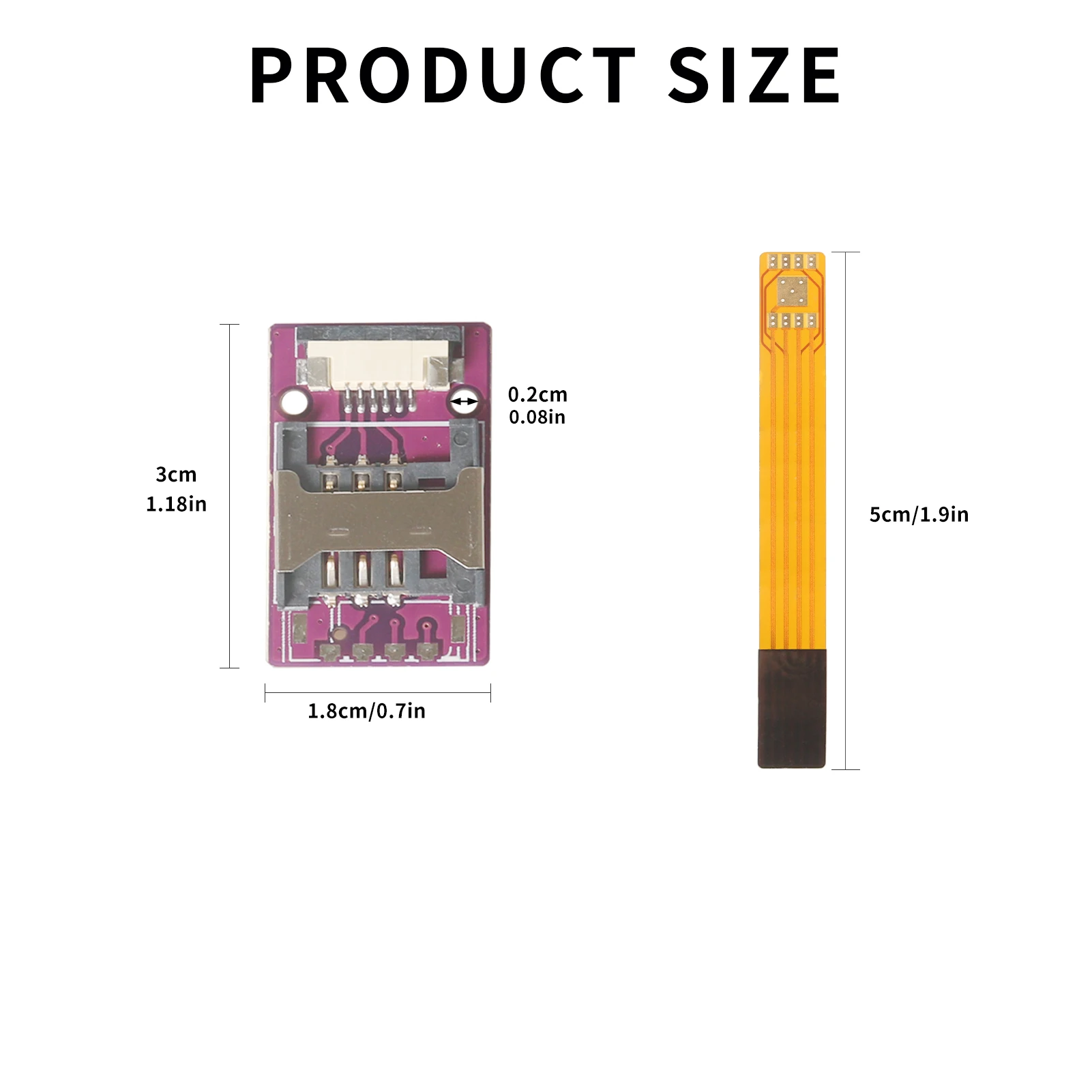 esim to sim card adapter High temperature resistant 5*6mm wifi chip modification soldering External expansion conversion