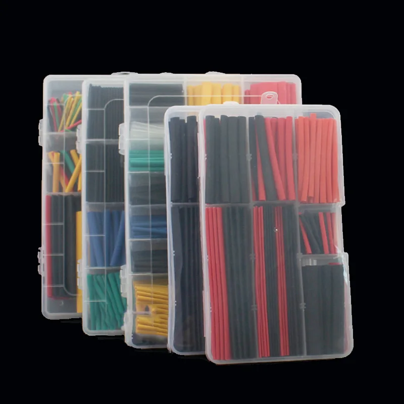 60-560 Chiếc Ống Co Nhiệt Bộ Cách Nhiệt Bị Thu Hẹp Ống giữ Nhiệt Cho Dây Cáp Thu Nhỏ Bọc Điện Tử Bộ