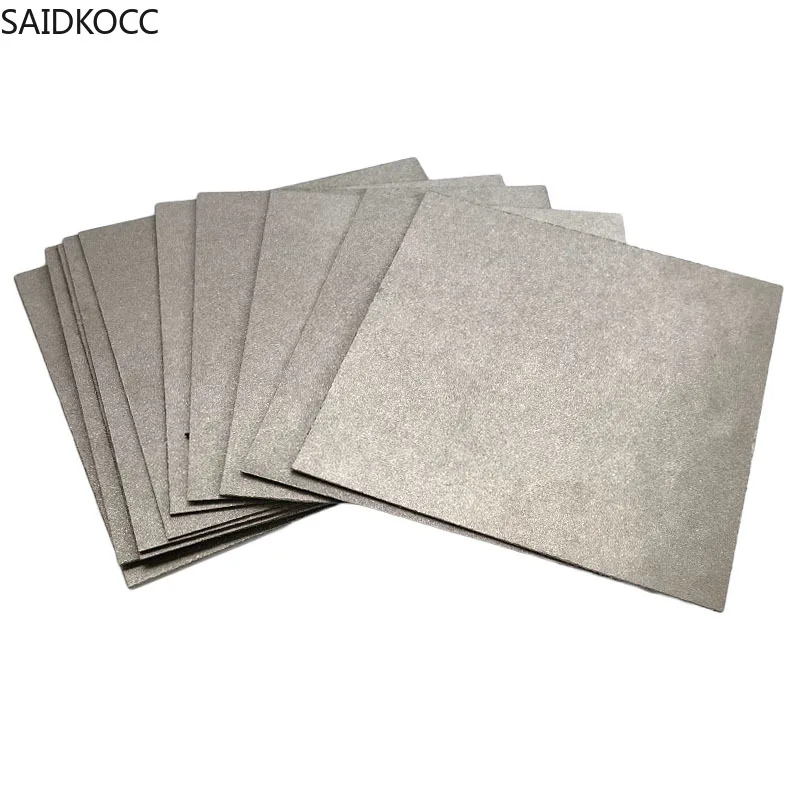 atinfor 10x10mm Porous foam titanium micropore pore water electrolysis experiment titanium electrode filtration material
