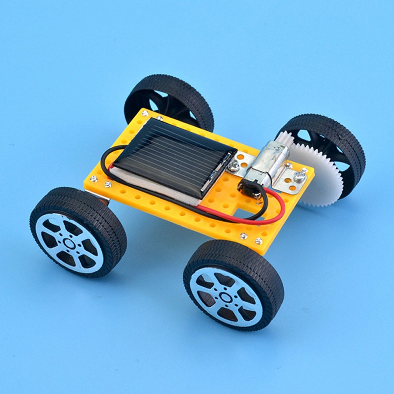 รถพลังงานแสงอาทิตย์ของเล่นสําหรับเด็ก MINI DIY ประกอบ Energy Powered Car Kit STEM ของเล่นเพื่อการศึกษาเด็กความคิดสร้างสรรค์ของขวัญวันเกิด