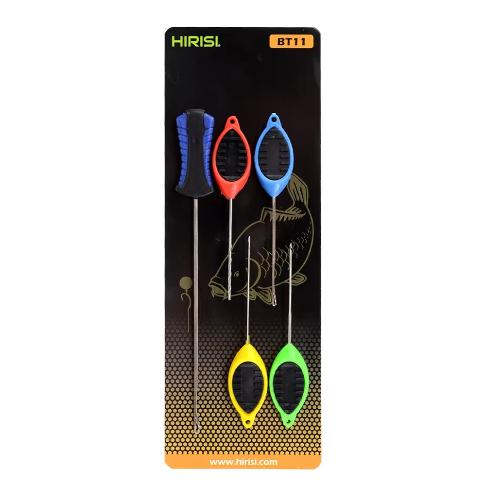Hirisi Karpervissen Aas Naald Set, Pop Up Boilie Rigs Splicing Naald Karper Haak Link Maken Gereedschap Vissen Accessoires BT11