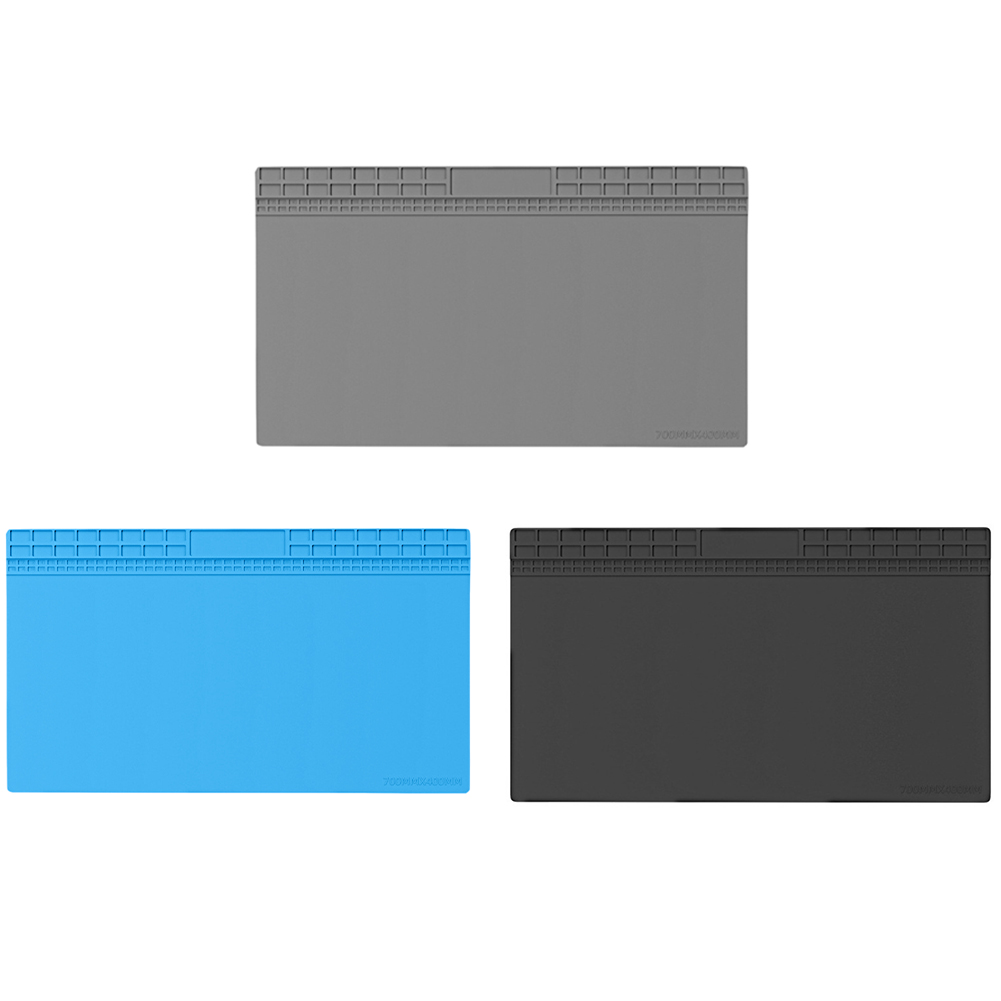 แผ่นฉนวนกันความร้อนซิลิโคนทนความร้อนซ่อมทํางาน 70*40 ซม.แผ่นบัดกรีสําหรับโทรศัพท์อิเล็กทรอนิกส์แล็ปท็อปนาฬิกาซ่อม