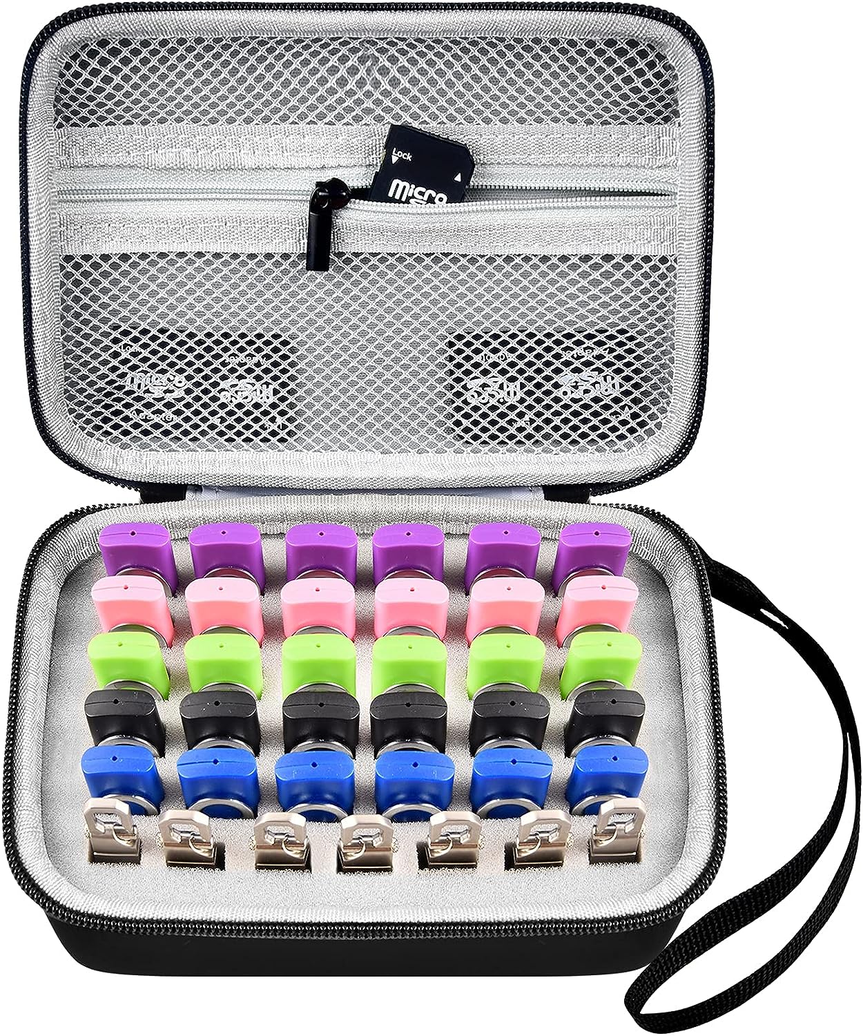 USBキー付きフラッシュドライブケース,GoPro,sdxc,sdhcカードホルダー,収納バッグ,電子アクセサリー,オーガナイザー