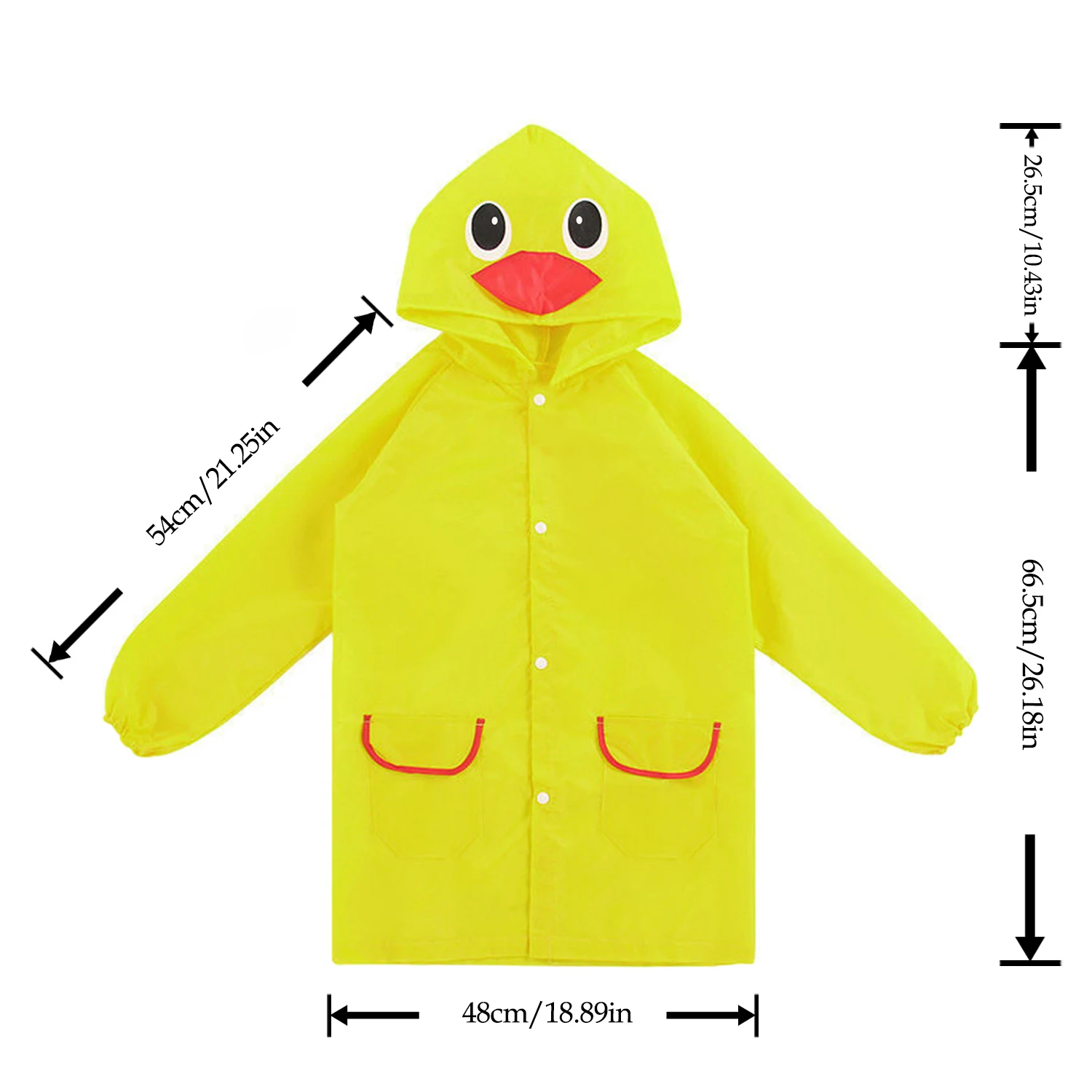 Novo 2 pçs criança dos desenhos animados capa de chuva sem cordão estilo animal à prova dwaterproof água para crianças casaco dobrável estudante rainwear chuva poncho