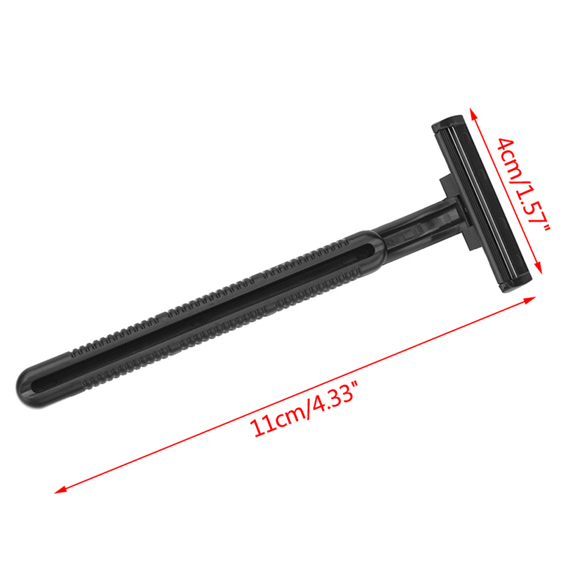 10 Pcs Einweg Zwei Klingen-rasierer Einweg Rasiermesser Für Männer Edelstahl Rasierklinge Kunststoff Griff