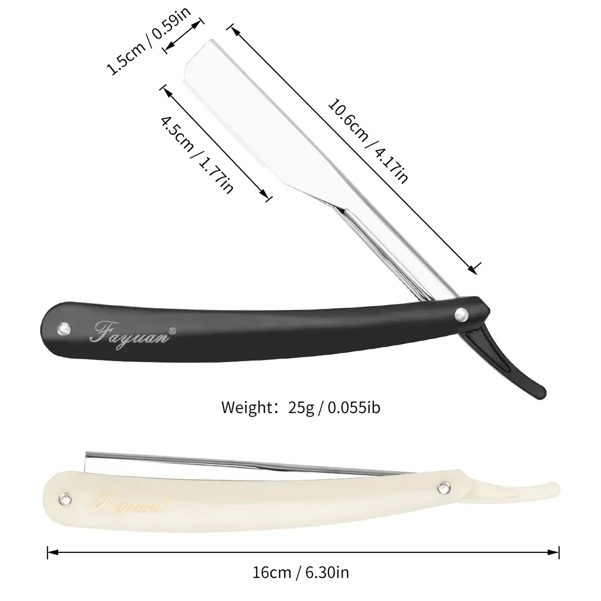 Rasoio manuale portatile pieghevole Accessori per parrucchieri Parrucchiere per principianti Adatto per donne Rasoio per sopracciglia Rasoio di sicurezza