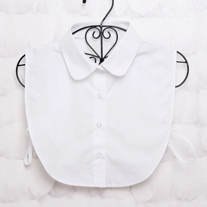 Vrouwen Katoen Kristal Nep Kraag Blouse Vintage Effen Afneembare Kraag Valse Revers Blouse Top Vrouwen Kleding Accessoires