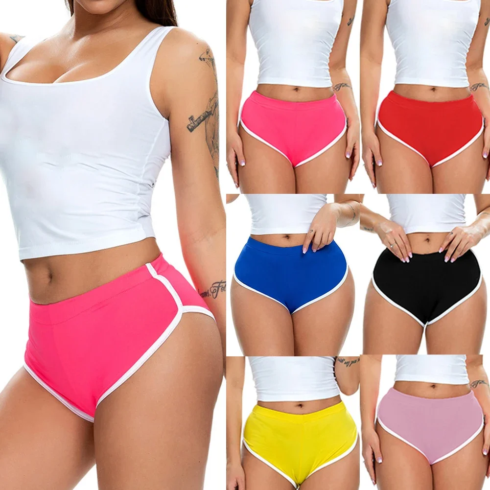 Calções femininos verão casual solto yoga esporte ginásio fitness treino calças quentes push up treinamento collants bolso curto roupas femininas