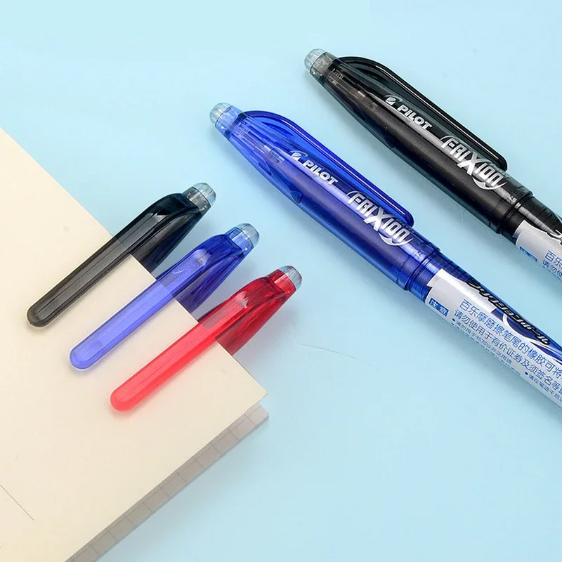 นักบิน 0.5 มม.Erasable GEL ปากกาชุดเติมความจุสูงเปลี่ยนได้ Rod ล้างทําความสะอาดได้ Handle สําหรับสํานักงานโรงเรียนเขียนเครื่องเขียน