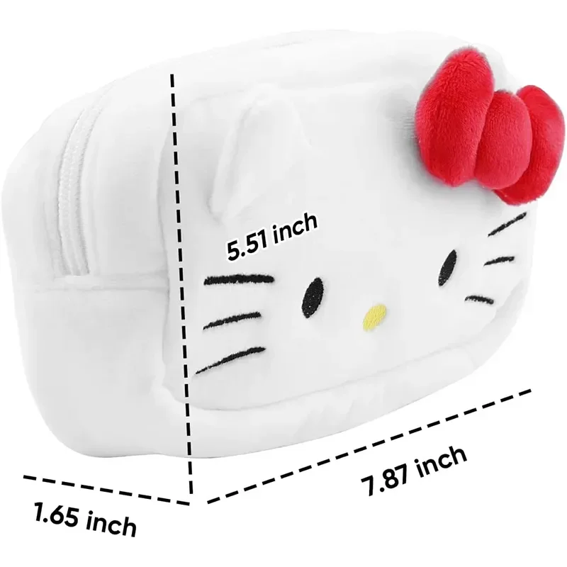 Hello Kitty Sanrio Pochacco Simpatico peluche giapponese Ins Style Matita Astuccio ad alta capacità Astuccio per studenti Cancelleria Regalo dei cartoni animati