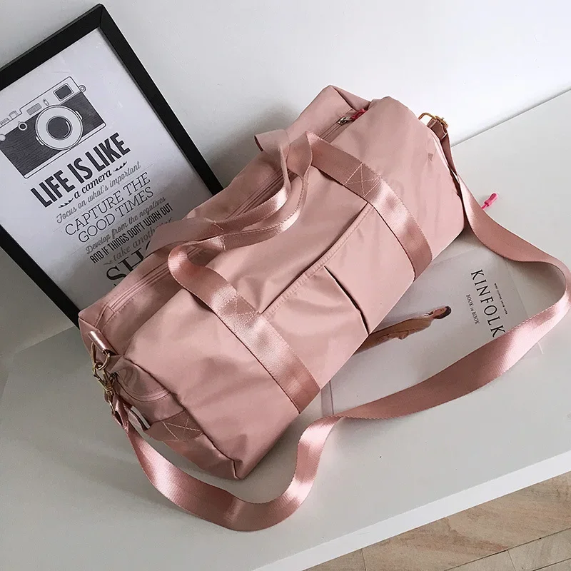 Bolsas deportivas de entrenamiento para Yoga, bolsas de gimnasio para Fitness, bolsa de equipaje separada en seco y húmedo con compartimento independiente para zapatos, bolso de lona de viaje