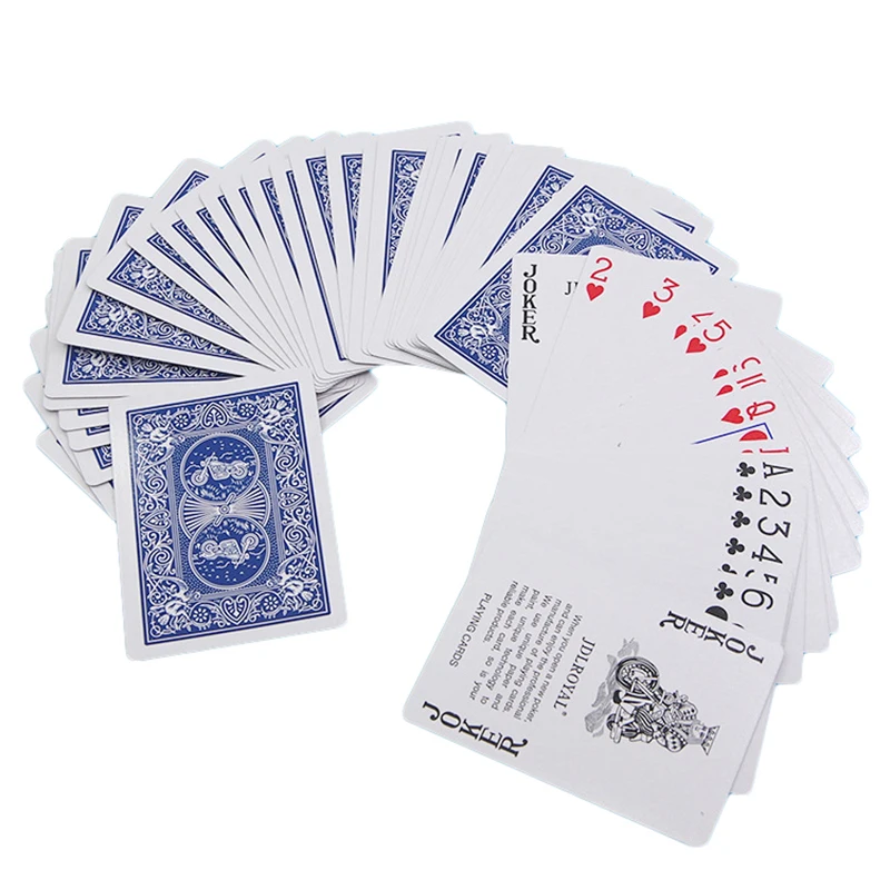 ใหม่ล่าสุด Jdlroyal โป๊กเกอร์สีแดง/สีฟ้าปกติเล่นไพ่มาตรฐานปิดผนึก Decks Magic Tricks โป๊กเกอร์เล่นไพ่ Magice Tricks GYH