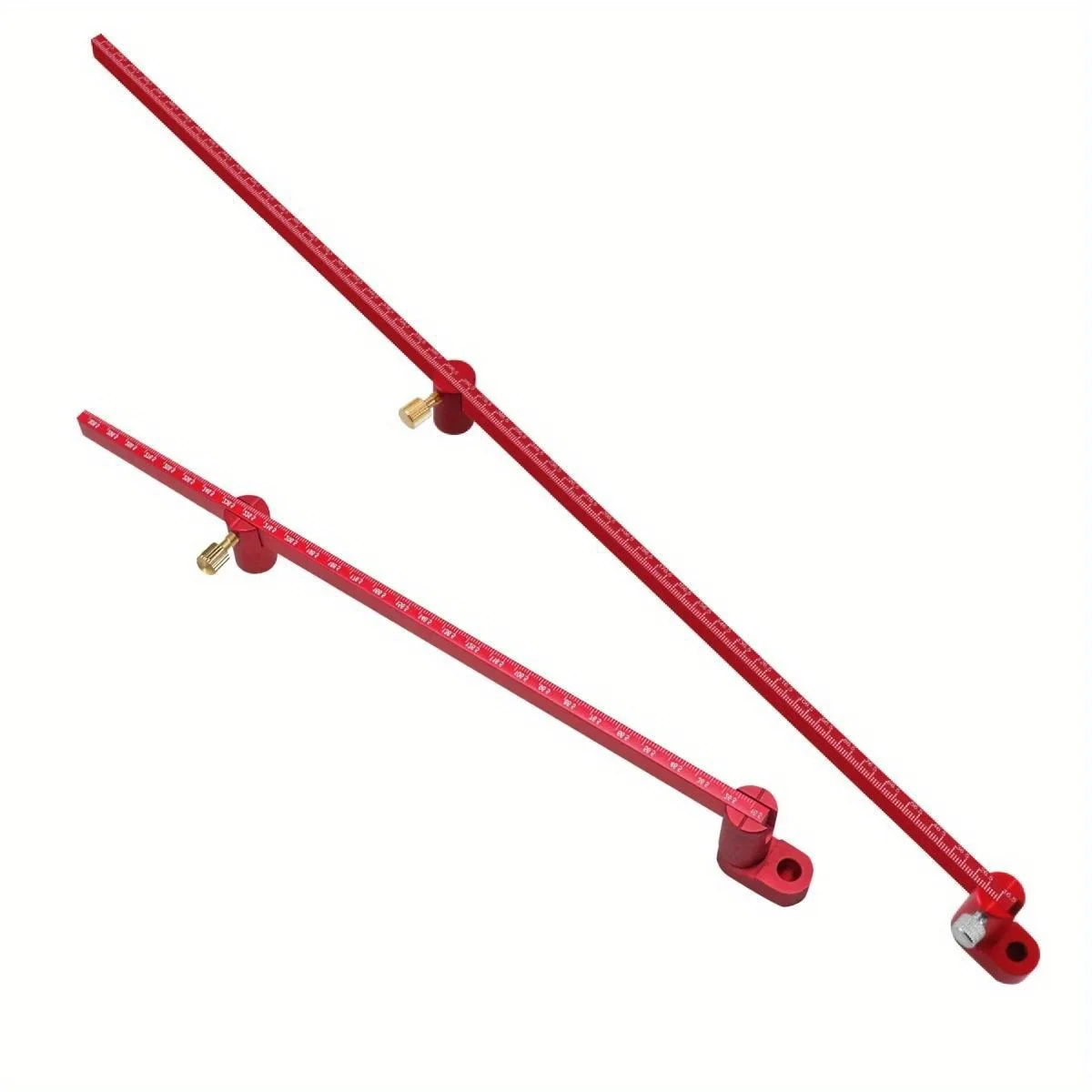 Trazador de brújula para carpintería de 320mm/550mm, indicador de marcado de línea circular de punto fijo de aluminio, regla de dibujo Circular ajustable