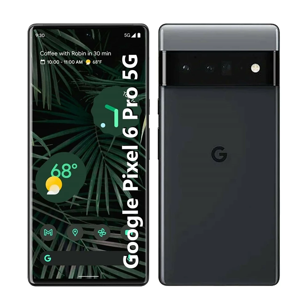 Google-móvil Pixel 6 Pro 5G desbloqueado, 6,7 ", 12GB de RAM, 128/256GB de ROM, ocho núcleos, NFC, Tensor, Original, Android